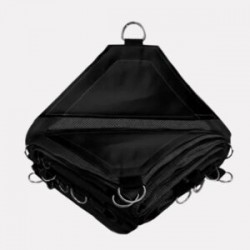 Malla Sombra Raschel 2×5 m. Negro 90% Sombra Reforzada (5×2 m)