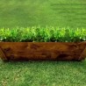 Maceta De Madera Tipo Jardinera De 1 Metro De Largo