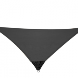 Malla Sombra 90% Raschel 2x2x2 m Negro Triangulo Velaría